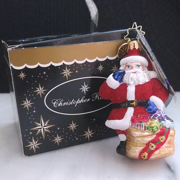 Christopher Radko Little Gems Ornament 'Christmas Caller', 2010 NIB - Picture 1 of 5